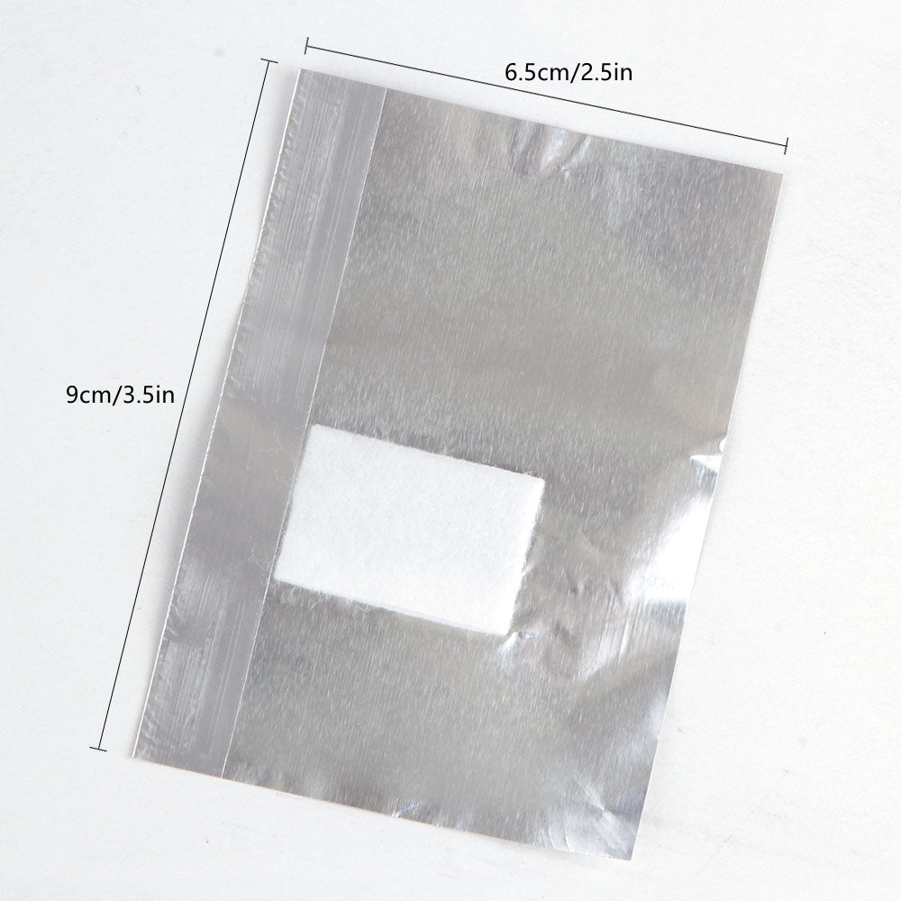 Aluminum Foil Nail Wraps for Acrylic & Gel Polish Removal