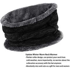 Winter Fleece Beanie Hat & Scarf Set for Outdoor Activities