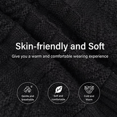 Winter Fleece Beanie Hat & Scarf Set for Outdoor Activities