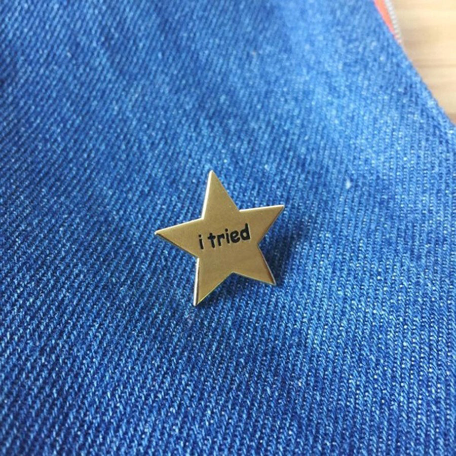 Men's Novelty Button Brooch Lapel Badge Funny Jewelry