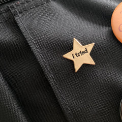 Men's Novelty Button Brooch Lapel Badge Funny Jewelry