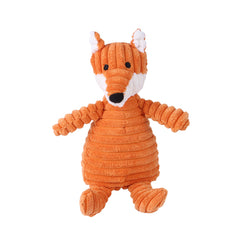 Dog Chew Toy: Animal Plush Squeaker & Rope