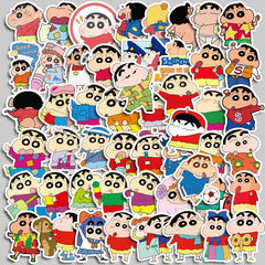 50pcs Shin Chan Graffiti Stickers for DIY Stationery and Computers