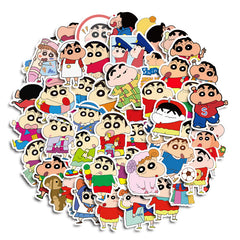 50pcs Shin Chan Graffiti Stickers for DIY Stationery and Computers
