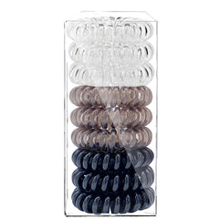 9pcs Spiral Hair Ties For Women Girls Rubber Hair Bands Gum Hair Coils