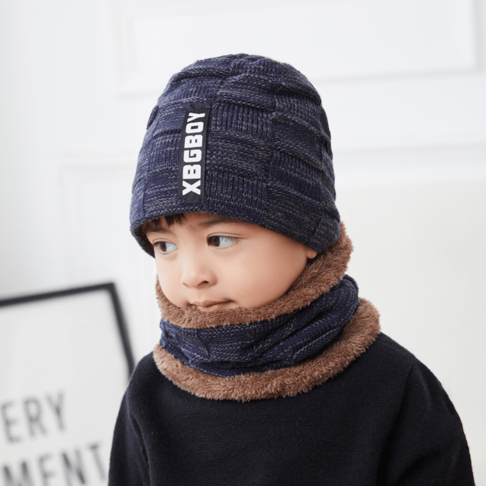 Men's Mature Teddy Knit Halter Set