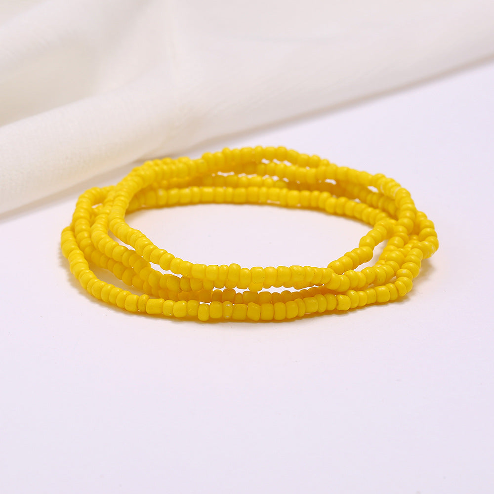 Colorful Waist Beads Chains for Women, Summer Body Chain