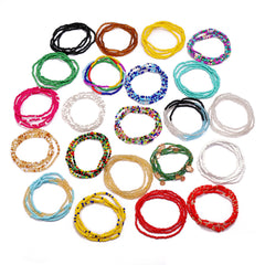 Colorful Waist Beads Chains for Women, Summer Body Chain