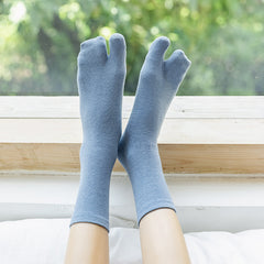 Crew Socks Solid Toe Socks Women's Stockings