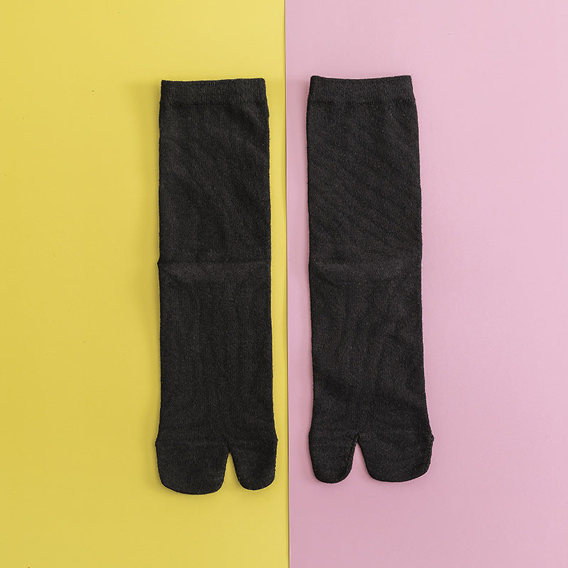 Crew Socks Solid Toe Socks Women's Stockings