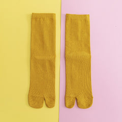Crew Socks Solid Toe Socks Women's Stockings