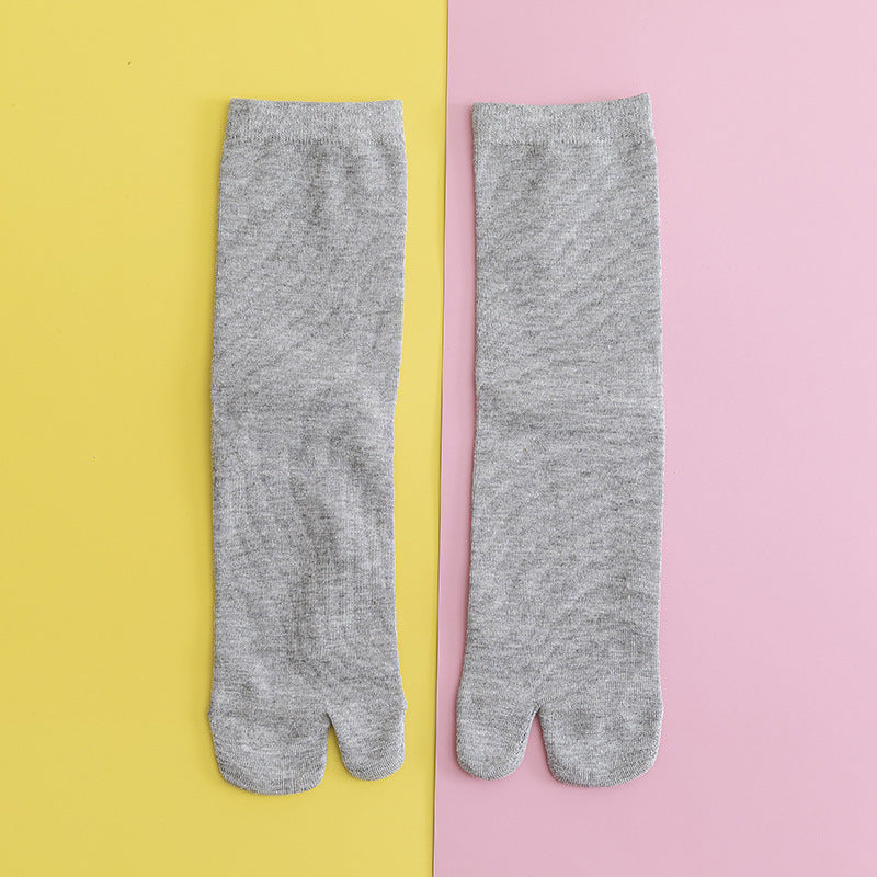 Crew Socks Solid Toe Socks Women's Stockings
