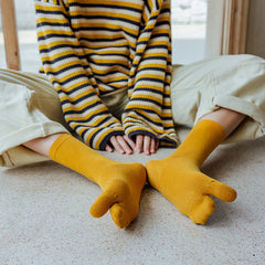 Crew Socks Solid Toe Socks Women's Stockings