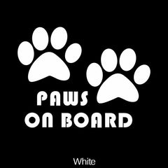 Dog Paws Car Stickers Reflective JDM Style Vinyl Decals