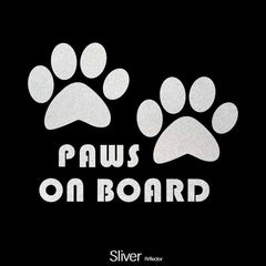 Dog Paws Car Stickers Reflective JDM Style Vinyl Decals