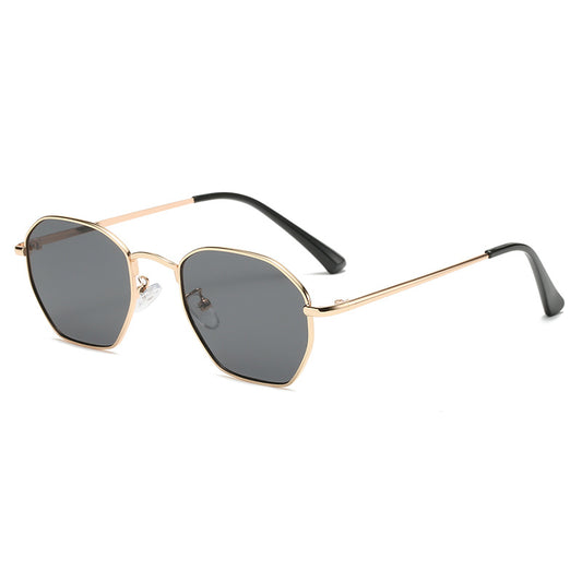Vintage Gradient Sunglasses Metal Eyewear for Women
