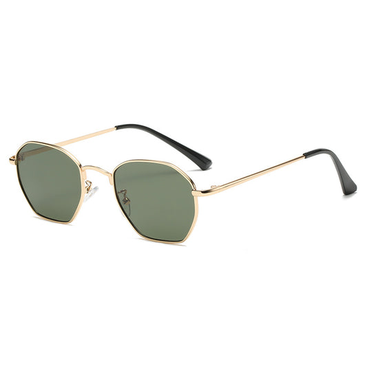 Vintage Gradient Sunglasses Metal Eyewear for Women