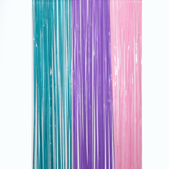 6ft High Macaroon Rain Curtain Birthday Decoration