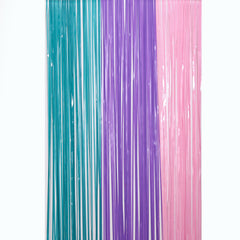 6ft High Macaroon Rain Curtain Birthday Decoration