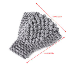 Winter Warm Knit Hairband Women's Woolen Solid Headbands Vintage Headwear
