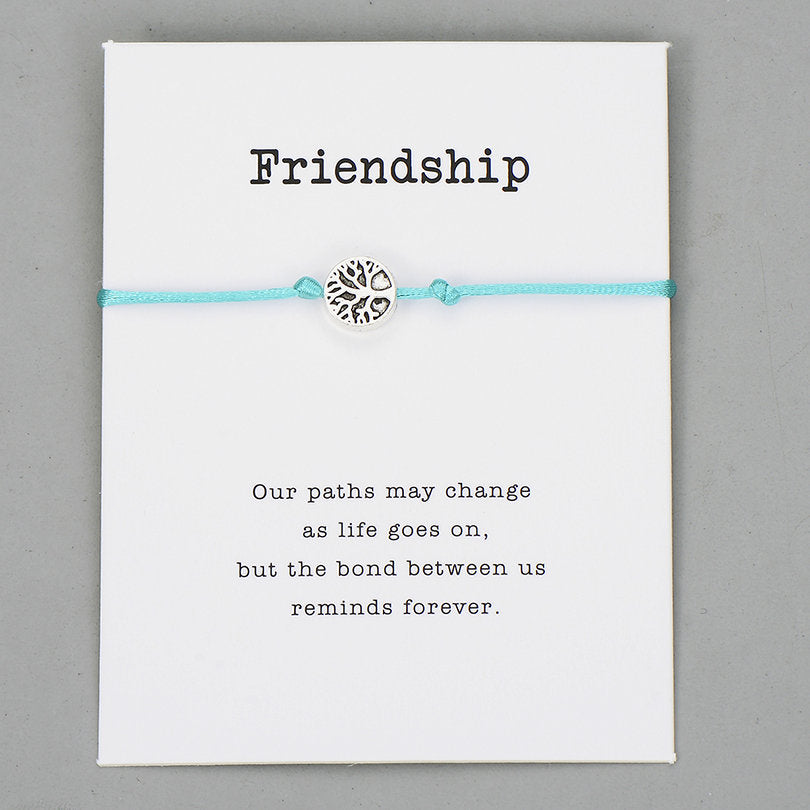 Life Tree Charm Bracelets Lucky Red String Friendship Wish Bracelets