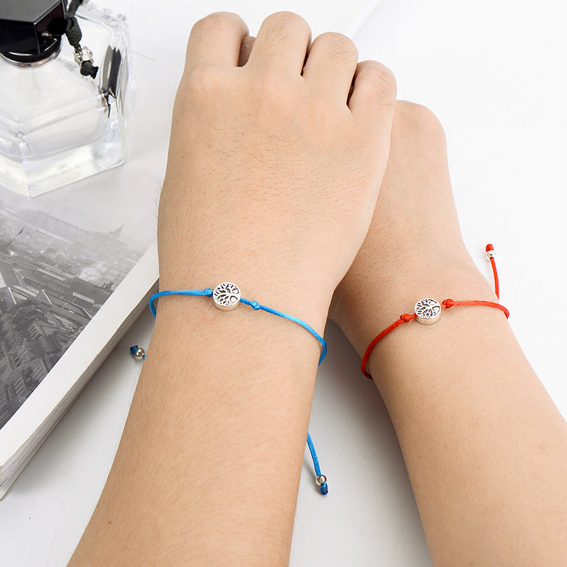 Life Tree Charm Bracelets Lucky Red String Friendship Wish Bracelets