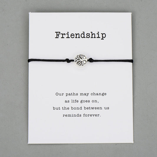 Life Tree Charm Bracelets Lucky Red String Friendship Wish Bracelets