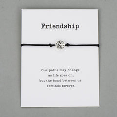 Life Tree Charm Bracelets Lucky Red String Friendship Wish Bracelets