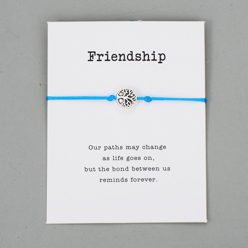 Life Tree Charm Bracelets Lucky Red String Friendship Wish Bracelets