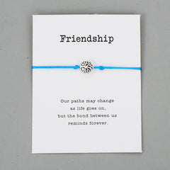 Life Tree Charm Bracelets Lucky Red String Friendship Wish Bracelets