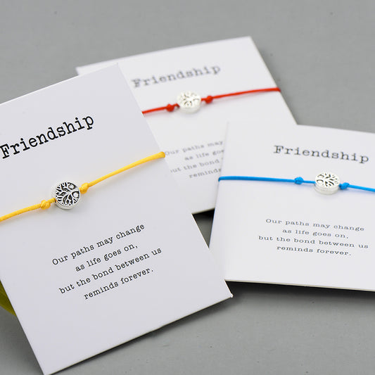 Life Tree Charm Bracelets Lucky Red String Friendship Wish Bracelets