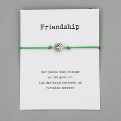 Life Tree Charm Bracelets Lucky Red String Friendship Wish Bracelets