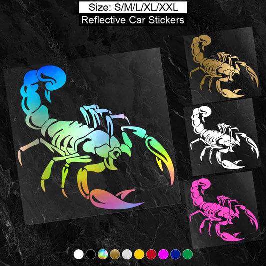 Scorpion Reflective Car Sticker Upgrade