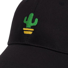 Cactus Embroidered Dad Hat Unisex Adjustable Baseball Cap