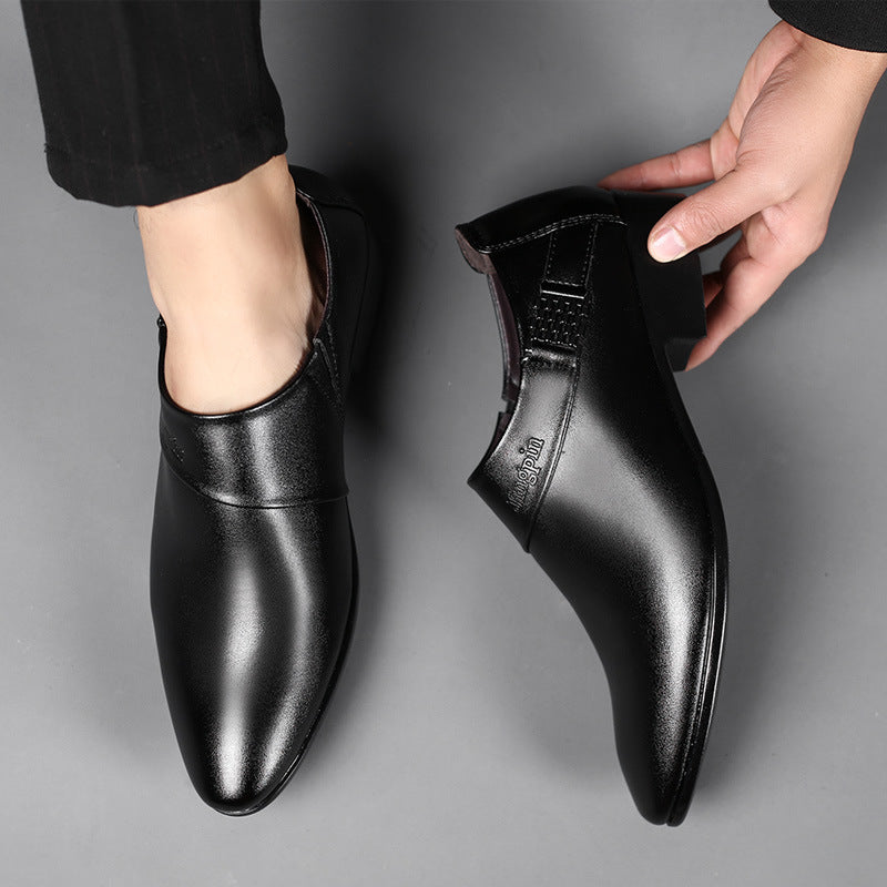 Men's Pointed Toe Slip-On Dress Shoes