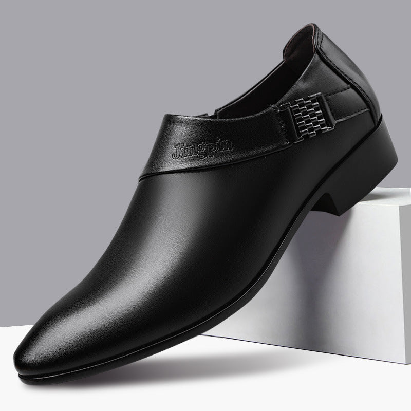 Men's Pointed Toe Slip-On Dress Shoes