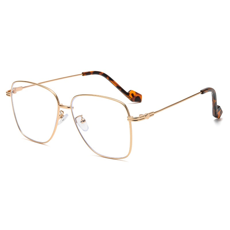 Ombre Lens Sunglasses Square Frame Glasses UV400