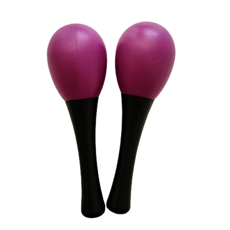 Egg Shaped Sand Hammer Plastic Trumpet