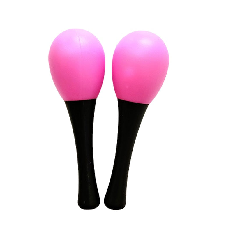 Egg Shaped Sand Hammer Plastic Trumpet