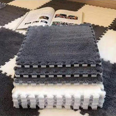 10pcs Baby Crawling Mat Pile Foam Floor Mat Splicing Carpet Puzzle Climbing Mat