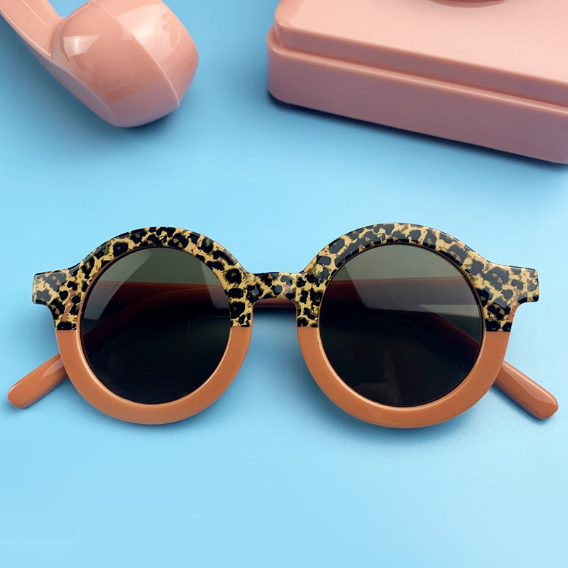 Kids Cartoon Round Sunglasses UV400 Outdoor Party Accessories