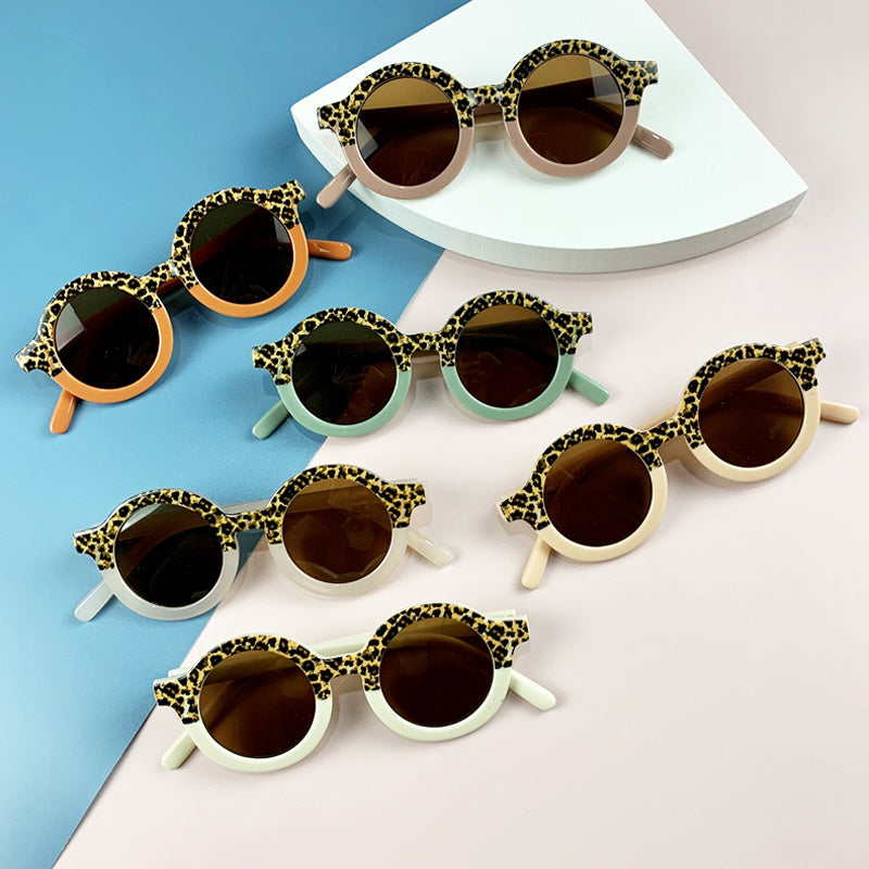 Kids Cartoon Round Sunglasses UV400 Outdoor Party Accessories