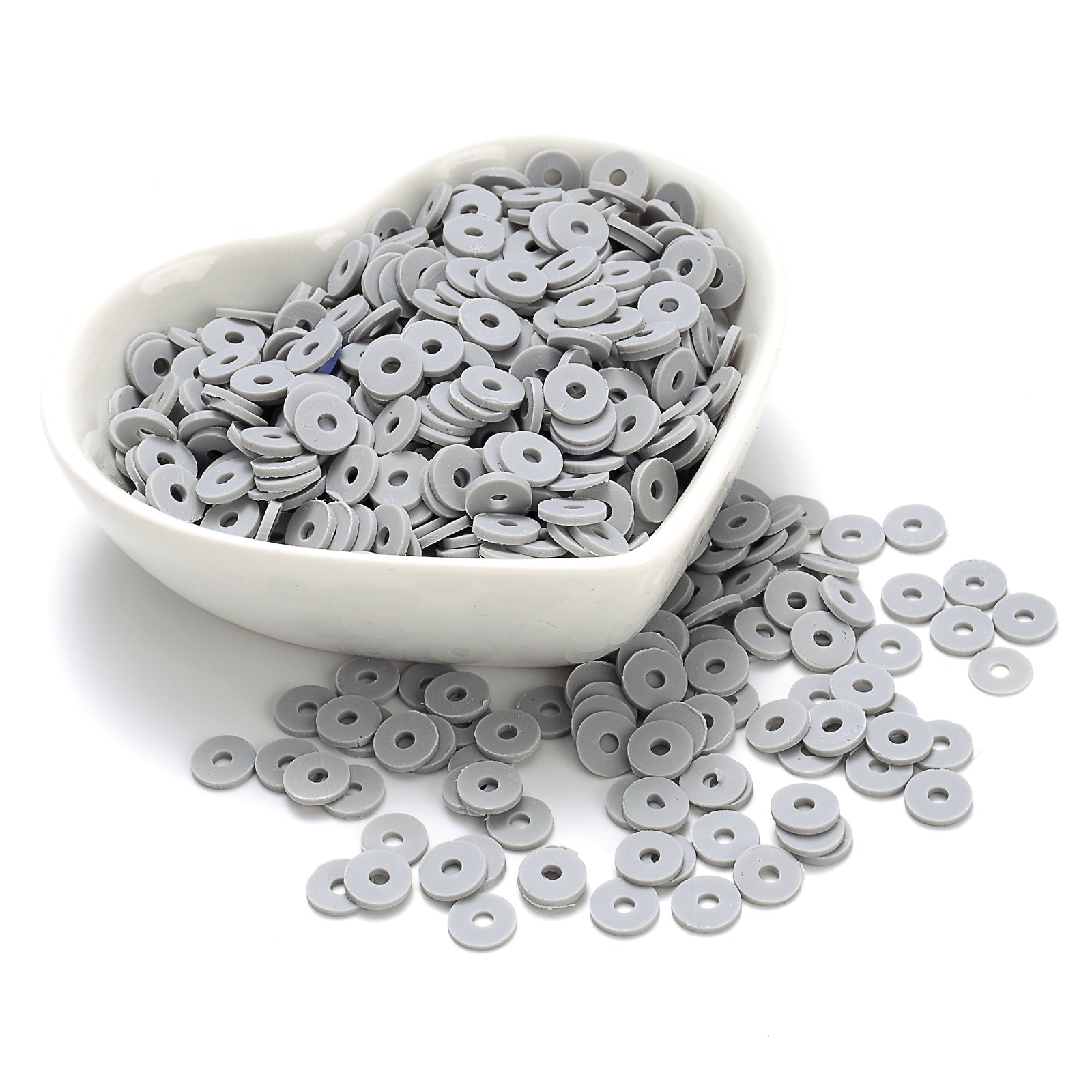 330pcs 6mm Mixed Polymer Clay Beads Bulk String Spacer Beads DIY Jewelry Making