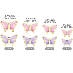 11pcs Butterfly Cupcake Toppers for Birthday Parties and Cakes