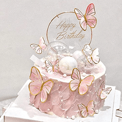 11pcs Butterfly Cupcake Toppers for Birthday Parties and Cakes
