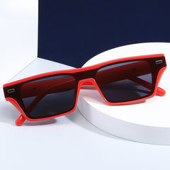 Y2K Square Sunglasses Rivet Decor UV400