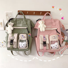 Student Casual Waterproof Nylon Backpack