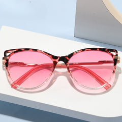 Cat Eye Sunglasses Candy Women's Metal Shades Eyewear