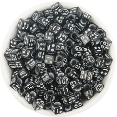 Colorful Expression Square Beads for Children's Bracelet DIY Jewelry