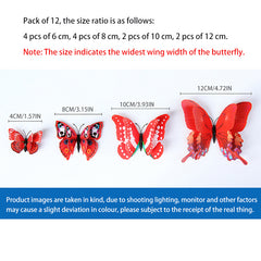 12pcs Butterfly Hair Clip Bride Wedding Headwear Hairpin DIY For Girl Hairclip